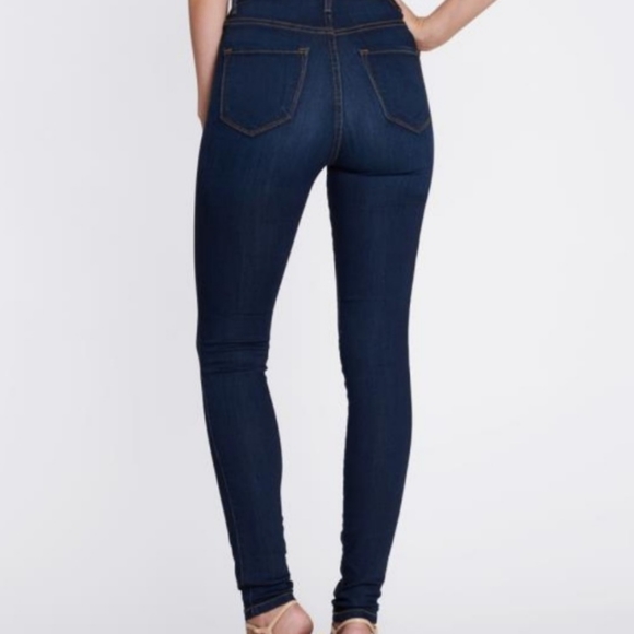 Vibrant Button Me Up High Waisted Jeans - Picture 5 of 9